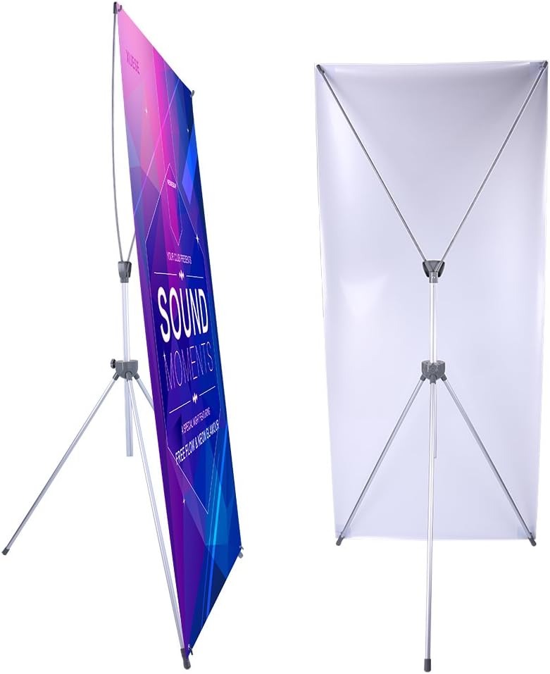 Adjustable X Banner Stand Fits Any Banner .